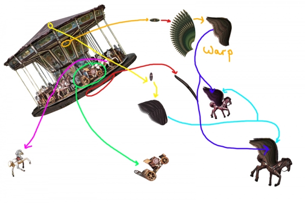Creation of Merry Go Fly: Step 11